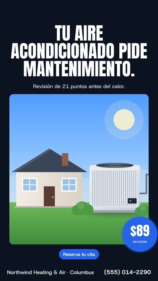 Example ad translated: ES