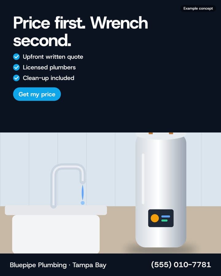 Example Plumbing ad
