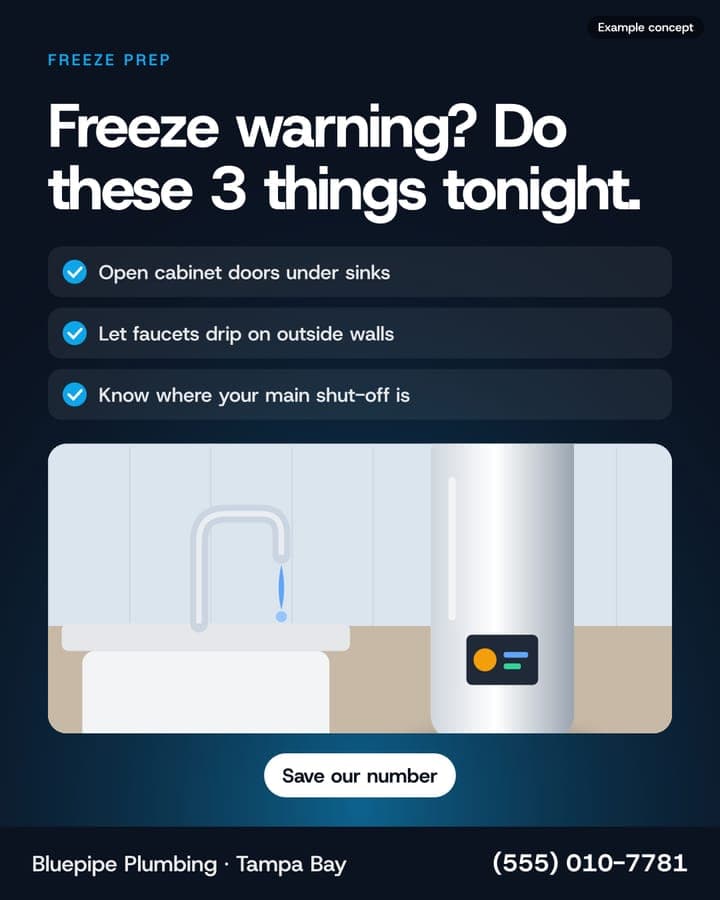Example Plumbing ad
