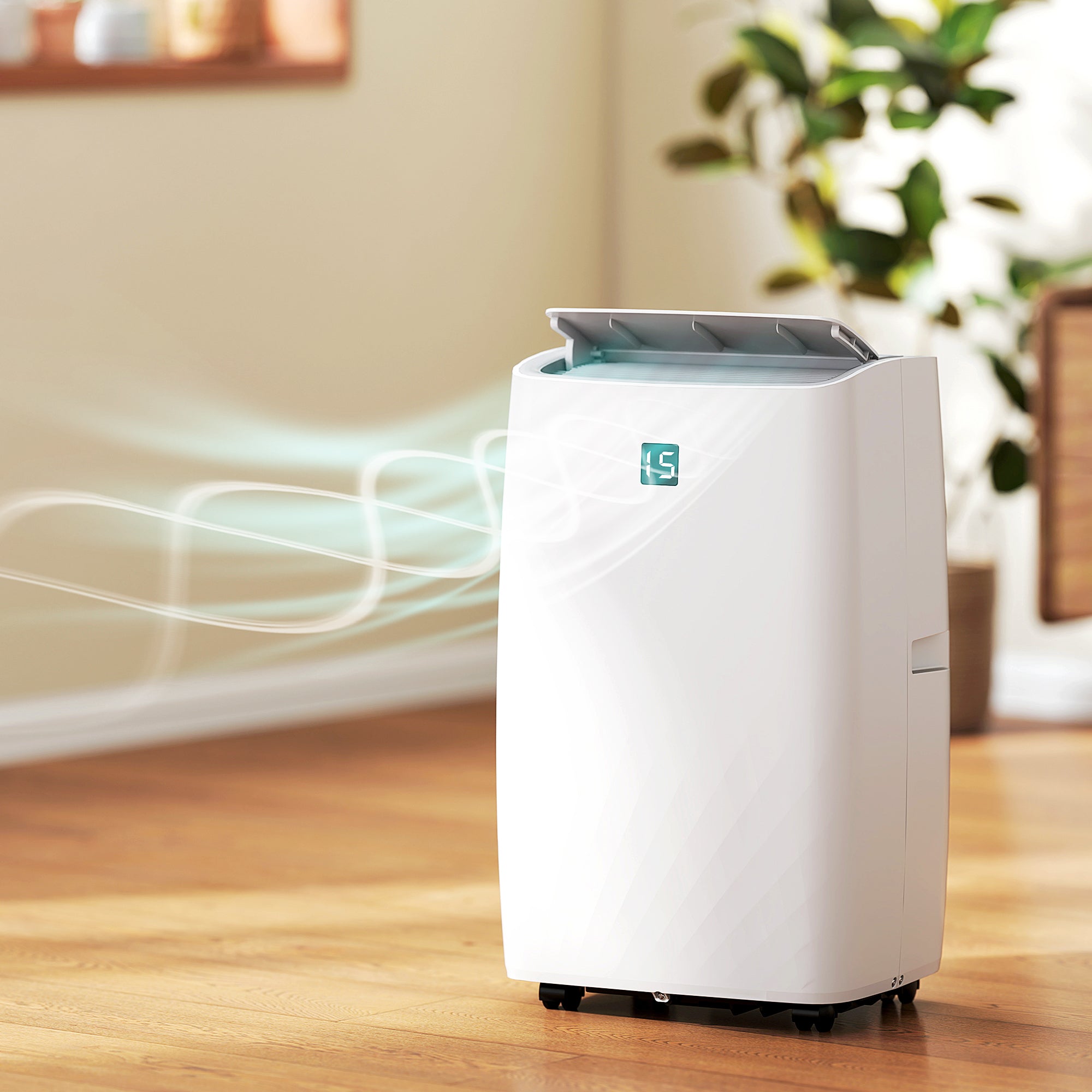 12000 BTU Portable Air Conditioner, AC Unit with Cool, Dehumidifier, Fan, 550 Sq. ft, 24H Timer On Off, Window Kit