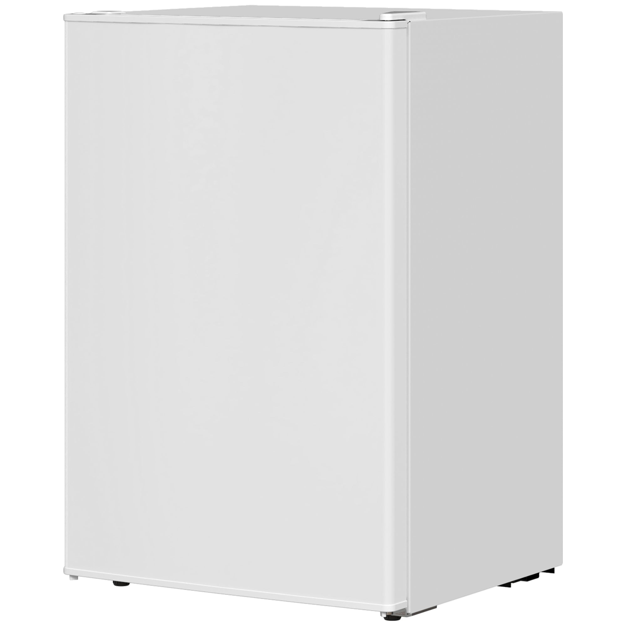 2.5 Cu.Ft Mini Fridge, Single Door Compact Refrigerator with Freezer, Adjustable Thermostat, Reversible Door, White