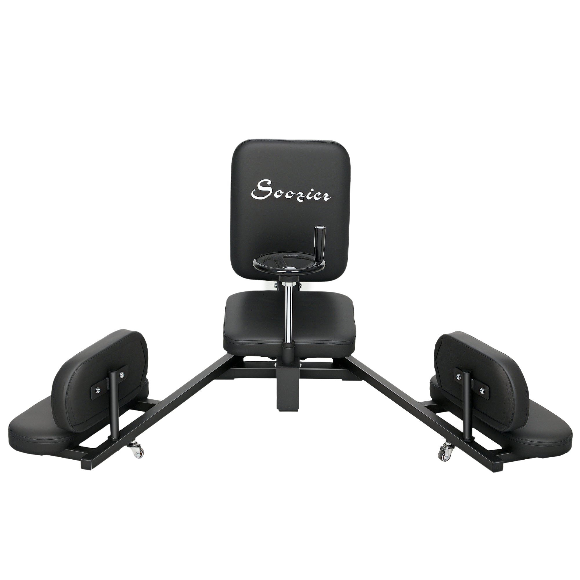 Soozier Leg Stretcher, 180° Adjustable Leg Split Machine with Handwheels, Leg Stretching Equipment for Flexibility